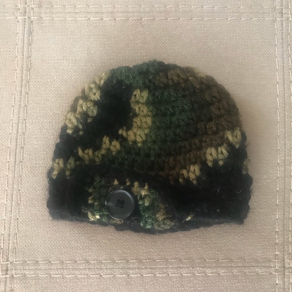 newborn camo hat